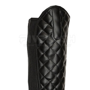 Mini-chaps en cuir de qualité supérieure pour chevaux, avec sangle durable, pour l'entraînement équestre en extérieur. - Product Image 4