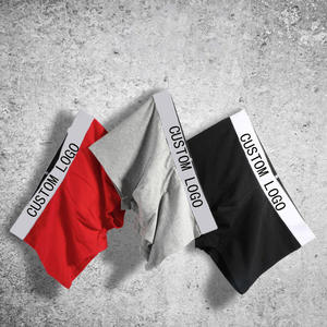 Wholesale OEM SALUBRIOUS SPORTS Men's Mid-Rise Underwear Long <b>Boxers</b> Knitted Breathable Anti-static Eco-Friendly 100% Cotton - Product Image 6