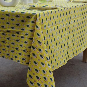 Indian Handmade Modern Block Print 100% Cotton Rectangle <b>Table</b> <b>Cloth</b> Cover Reusable Customizable Home Dining Decor - Product Image 6