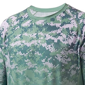 เสื้อตกปลาผู้ชาย แขนยาว UPF 50 ป้องกันรังสียูวี แห้งเร็ว ระบายความชื้น ระบายอากาศได้ดี เหมาะสำหรับกีฬากลางแจ้ง - Product Image 4