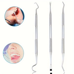 Professional Teeth Cleaning Dental Tooth Scaler Scraper Dentist Plaque Tartar <b>Removal</b> Dental Instrument <b>Tool</b> ISO Approved - Product Image 1