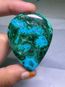 Wholesale Price Natural Chrysocolla <b>Malachite</b> Gemstone High Quality Oval Cut Jewelry Making Green MIX Size - Product Image 3