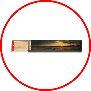 BBQ Safety <b>Matches</b> <b>Box</b> 110*65*20mm (50 Sticks) Vintage Style Customized Color Logo Eco-Friendly Printing Bulk Exporter Wholesale - Product Image 5