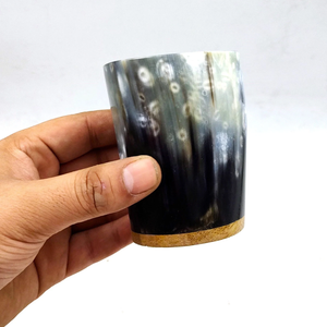 Drinking Horn Top Quality Buffalo Horn Glass Viking Drinking Horn Mug /Beer Cow Horn Cup/glass With Brass Rim at Low Price - Product Image 4