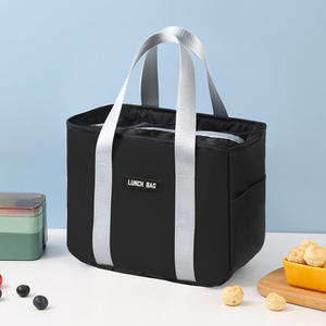 Multi Functional <b>Insulated</b> Food Bag with Durable Zipper and Reinforced Webbing Handles Lightweight Portable Carrier <b>lunch</b> bag - Product Image 2