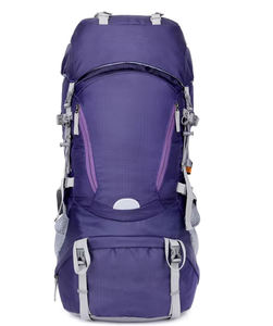 Black Hiking <b>Backpack</b> Water Resistant Internal Frame Rucksack Compression Straps Mountain Climbing Travel Bag - Product Image 2
