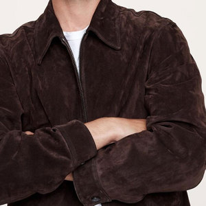 Trendy <b>Suede</b> Leather <b>Jacket</b> Stylish Casual Wear <b>Suede</b> Leather <b>Jacket</b> Comfortable Fit With Smooth Texture - Product Image 6