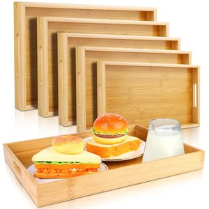 [สินค้าขายดี] ถาดไม้สำหรับเสิร์ฟอาหาร คุณภาพส่งออก สำหรับจัดเสิร์ฟอาหาร ร้านอาหาร คาเฟ่ โรงแรม เวียดนาม ดีไซน์ทันสมัย พกพาสะดวก - Product Image 3