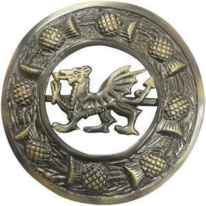 Broche Escocés Antiguo con Diseño de Libélula Gallega para Traje Kilt, Decoración Tradicional Escocesa, Personalizado OEM ODM - Product Image 2