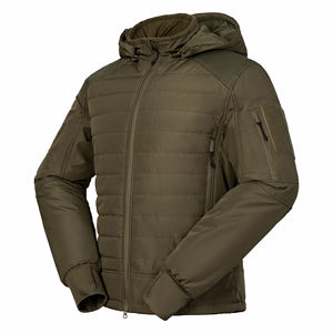 Chaqueta Safari para Hombre con Logotipo Personalizado, Chaqueta Utilitaria con Capucha para Exteriores, Ligera, Resistente al Viento, Informal, con Cierre, para Caza y Viajes - Product Image 2