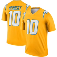 Vêtements de football américain en gros pour hommes, vente chaude, broderie, tous les maillots de football des équipes