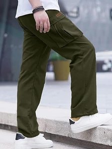 Pantalon cargo pour homme, jambes détachables, convertible 2-en-1, poches utilitaires, pantalon de randonnée et de voyage, OEM - Product Image 3