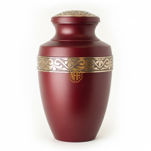 Modern Green Silver Aluminium Adult Human Cremation Urn Elegant Memorial Decorative Ash Container for Funeral Burial Keepsake - Product Image 2