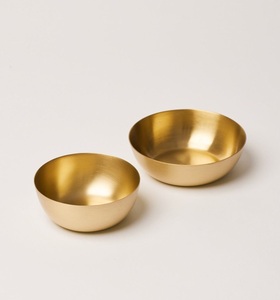 Minimalist Gold Stainless Steel Dessert Bowl Set Modern <b>Small</b> Metal Snack Serving Cups For Elegant Dining And <b>Kitchen</b> Decor - Product Image 1
