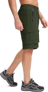 Men's Mountain Bike <b>Shorts</b> 3D <b>Padded</b> Loose Fit MTB Biking Riding <b>Cycling</b> Bicycle Biker <b>Shorts</b> with Zipper Pockets - Product Image 2