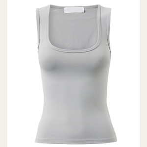 Camisetas sin mangas personalizadas de verano para mujer, estilo casual, con cuello halter, tejido fruncido, ajuste ceñido, sexy y a la moda. - Product Image 5