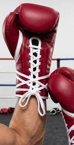 New 2026 Leather Boxing Gloves Lace-Up Breathable Training Gear for Adults - Product Image 5