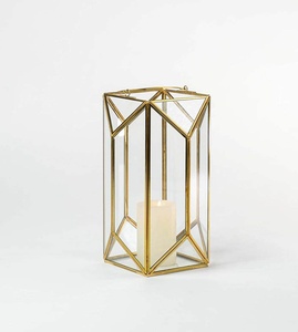 Geometric Metal <b>Lantern</b> Wholesale Bulk MOQ Candle Holder for Home Hotel Restaurant Garden Decor - Product Image 3