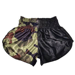 กางเกงมวยไทยมืออาชีพ ผ้าระบายอากาศ แห้งเร็ว เหมาะสำหรับการฝึกคิกบ็อกซิ่ง การออกกำลังกายในยิม และการแข่งขัน - Product Image 4