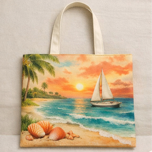 Sac de shopping personnalisé avec logo imprimé, sac fourre-tout en toile écologique réutilisable avec poignée, sac en toile de coton - Product Image 4