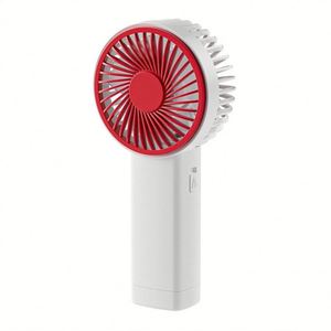 Ventilateur portable à main rechargeable par USB, mini ventilateur personnel, moteur silencieux à 3 vitesses, pliable, portable, ABS, pour la maison et l'extérieur - Product Image 4