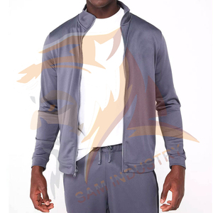 Conjunto Deportivo Casual de Invierno para Hombre, Talla Grande, Transpirable, Ligero, Elástico en Cuatro Direcciones, Resistente al Viento, Poliéster/Algodón - Product Image 4