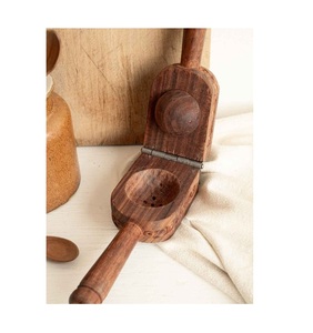 Smooth Finish Wooden Lemon Reamer For Effortless Juice Extraction From Lemons Limes And Other Citrus <b>Fruits</b> - Product Image 1