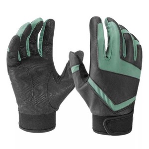 Guantes de Béisbol de Piel Negra, Ligeros, Transpirables, con Agarre en la Palma, Antideslizantes, para Adultos, Unisex, para Entrenamiento, para Softbol, para Receptor, para Mano Izquierda - Product Image 5