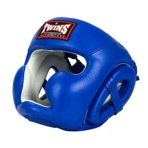 Protector de Cabeza de Boxeo Twins Personalizable de Alta Calidad, con Cordones de Cuero, Acolchado Grueso de 4 Capas, Agarres para las Manos, Diseño Transpirable - Marca Twins - Product Image 4
