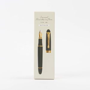 Metal 0.5mm Fountain Pen <b>Set</b> with Gift Box | Custom Logo Business <b>Writing</b> Pen | Corporate Promotional Gift in Blue/Green/Gold - Product Image 2