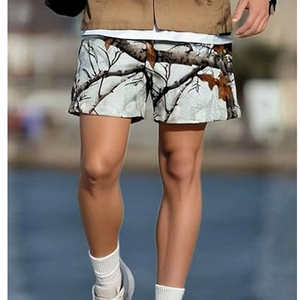 Shorts de sport décontractés pour hommes, personnalisables, en toile 100% polyester, coupe mi-taille, coupe-vent, respirants, avec poches et impression numérique - Product Image 6