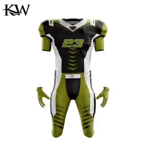 Conjunto de Uniforme de Fútbol Americano Personalizado, Pantalones y Camiseta de Primera Calidad, Tejido de Malla Transpirable, Ligero, de Secado Rápido, Precios Económicos - Product Image 3