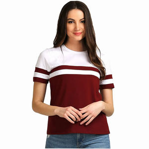 Camisetas de mujer transpirables estilo oversize clásico para venta al por mayor, camisetas casuales sueltas para mujer - Product Image 1