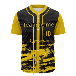 Maillot de softball et de baseball personnalisé, T-shirt vierge uni pour sublimation, vente en gros, vêtements de baseball à prix abordable, offre spéciale - Product Image 3