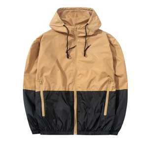 Veste coupe-vent à capuche ajustable grande taille, prix de gros, veste coupe-vent la plus vendue - Product Image 3