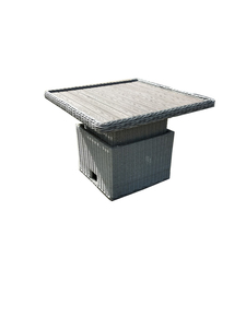 Conjunto de Sofás de Jardín de Mimbre para Exteriores con Cojines Blancos, Diseño Contemporáneo, Muebles de Mimbre de PE Impermeables para Patio - Product Image 2