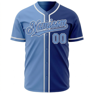 Maillots de baseball pour hommes de haute qualité, respirants, grande taille, polyester, séchage rapide, antibactériens, maillot de baseball sportif - Product Image 4