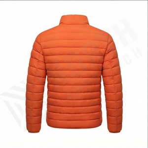 Oem 2025 Veste en duvet mince de haute qualité avec logo personnalisé pour hommes Doudoune oversize avec col montant Manteaux à bulles pour hommes Mode masculine - Product Image 3