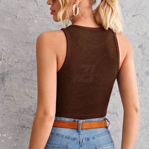Débardeur léger pour femme, séchage rapide, nouvelle mode, débardeur court pour femme, utilisation en extérieur, débardeur court - Product Image 4
