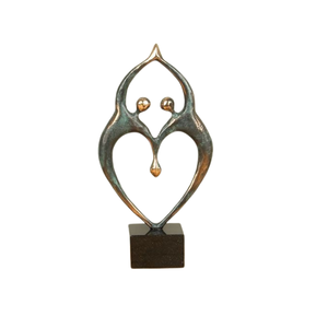 Escultura Metálica Abstracta Decorativa de Estilo Vintage, Figura de Hombre de Aleación Negra, para Decoración del Hogar, Sala de Estar o Escritorio - Product Image 6