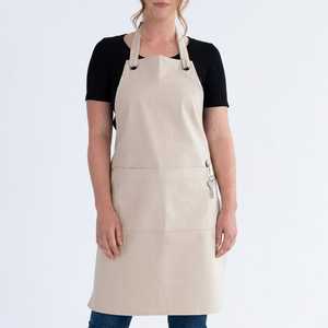 Wholesale Custom Logo Sleeveless Bib <b>Aprons</b> Plain Cotton Waterproof Kitchen <b>Apron</b> Chef Cafe <b>BBQ</b> Food Cooking Cleaning - Product Image 5