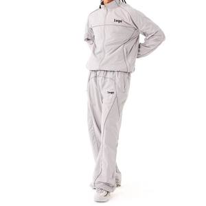 Ensemble court coupe-vent 2 pièces en polyester respirant pour homme, coupe régulière, à capuche, taille élastique, streetwear hiver, haute qualité - Product Image 2