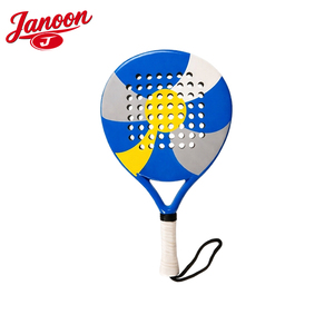 Raquetas de Pádel con Logotipo Personalizado, Raqueta de Fibra de Carbono, Núcleo de Espuma EVA, Raqueta Profesional de Tenis de Pádel - Product Image 1