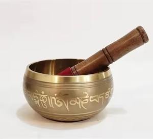 Bol chantant en métal fait main pour la méditation, la guérison sonore, le yoga, la pleine conscience et la relaxation - Product Image 5