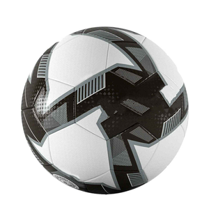 Balón de Fútbol con Patrón de Estrellas Blancas y Negras, Cosido a Máquina, Duradero, para Entrenamiento en Interiores y Exteriores - Product Image 4