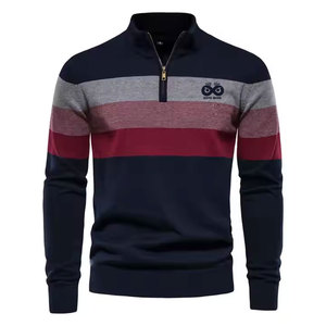 Nouveauté 2026 : Pulls en polaire pour hommes, en coton et laine, légers - Product Image 1