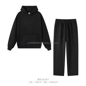 เสื้อฮู้ดผ้าฝ้ายแบบสวมหัวสำหรับผู้ชายเสื้อฮู้ดโอเวอร์ไซส์พิมพ์ลายหรูหราเสื้อสวมหัวผ้าคอตตอนแบบกำหนดเอง - Product Image 6