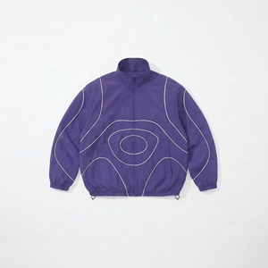 Conjunto Deportivo Personalizado de Gran Tamaño, Chaqueta Cortavientos Reflectante, Ropa Deportiva Urbana para Hombre, Chándal de Poliéster y Nailon para Correr - Product Image 3