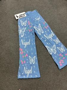 Jeans de Mezclilla Elásticos de Cintura Alta para Mujer, Corte Recto, Transpirables, Ecológicos, Casuales, OEM, ODM, Logotipo Personalizado GORILLA POWER - Product Image 6