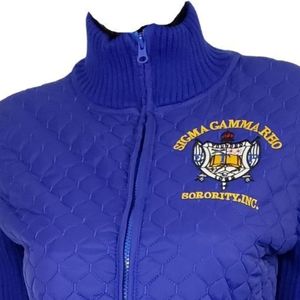 Veste personnalisée Sigma Gamma Rho pour femmes SGRHO, veste décontractée légère à fermeture éclair intégrale, vêtements d'extérieur personnalisés, mode universitaire - Product Image 3